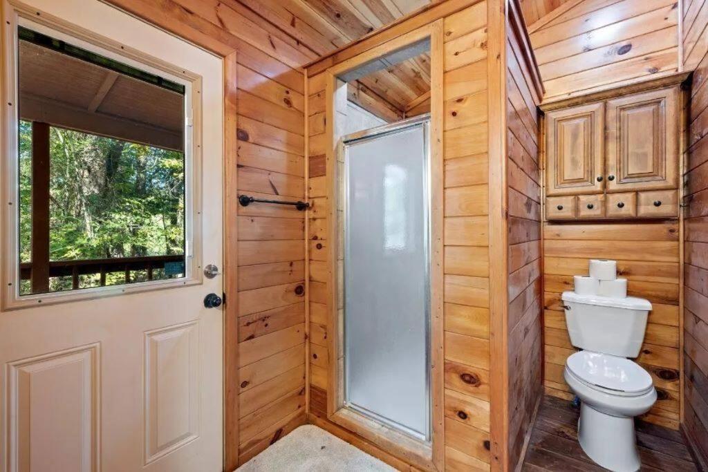 Апартаменты Misty Moonlight, Sleeps 4, Mountain Cabin Брокен-Боу Экстерьер фото